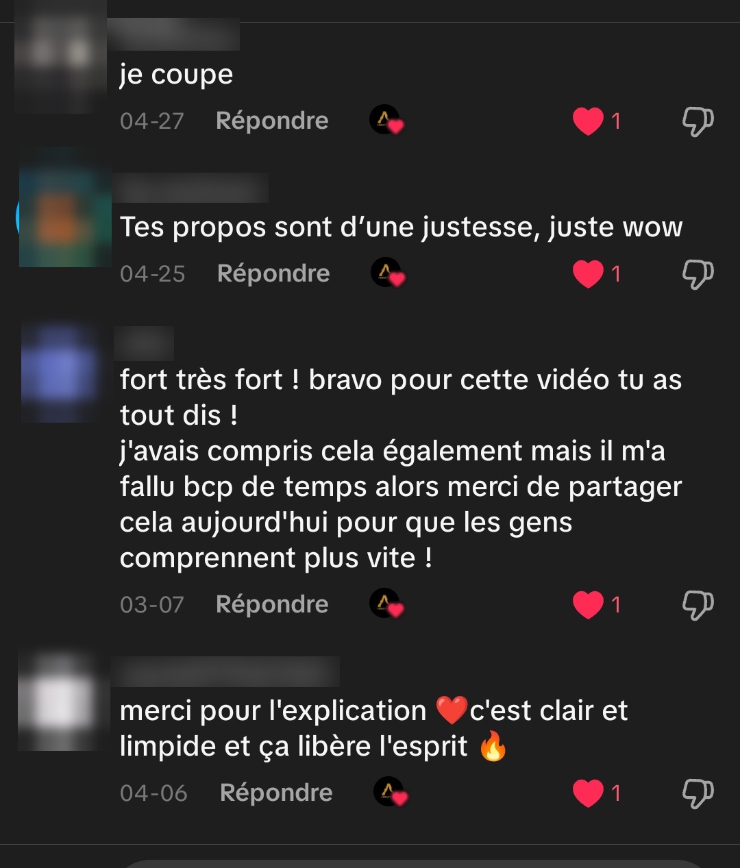 Témoignage d'un abonné