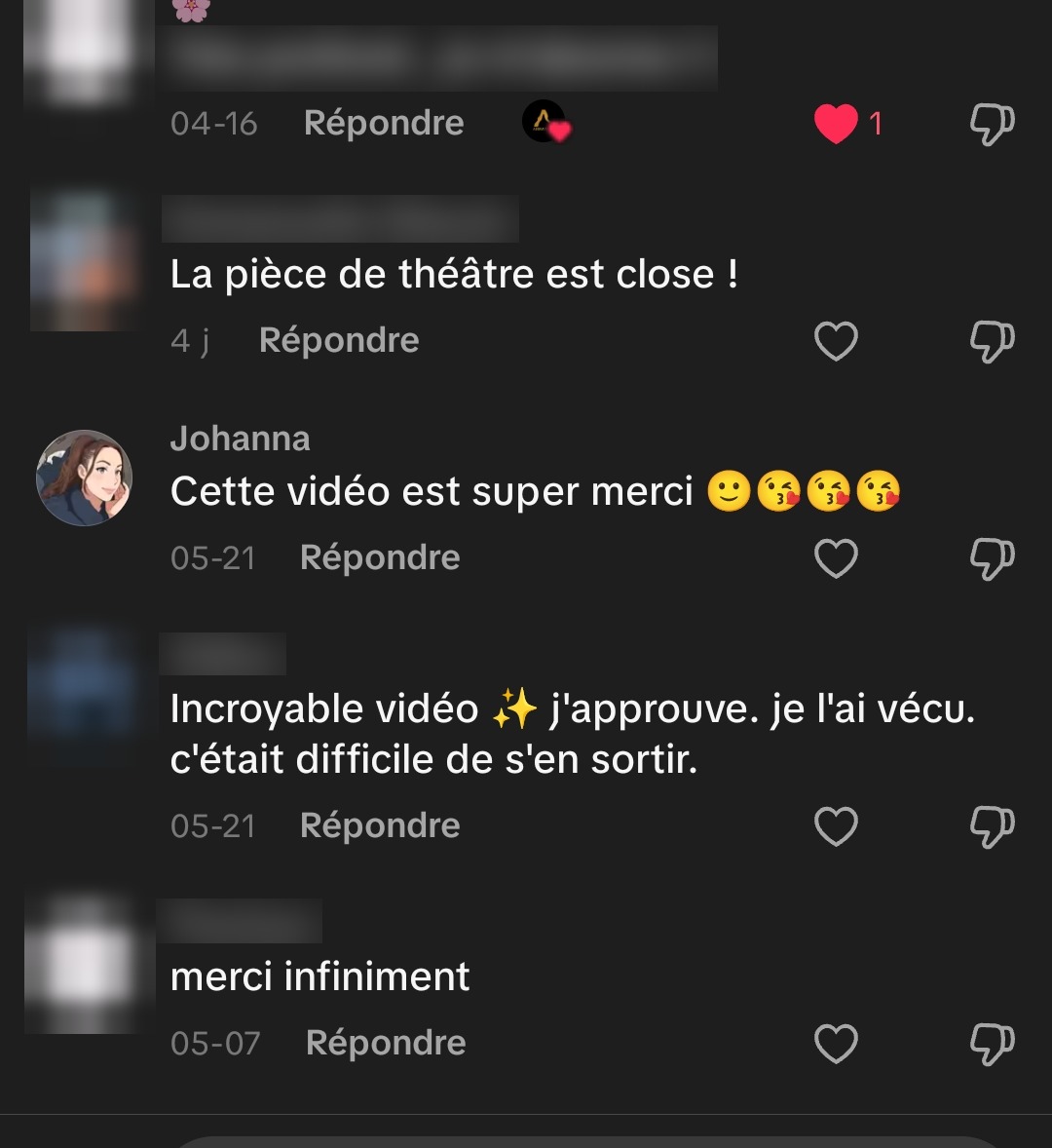 Témoignage d'un abonné