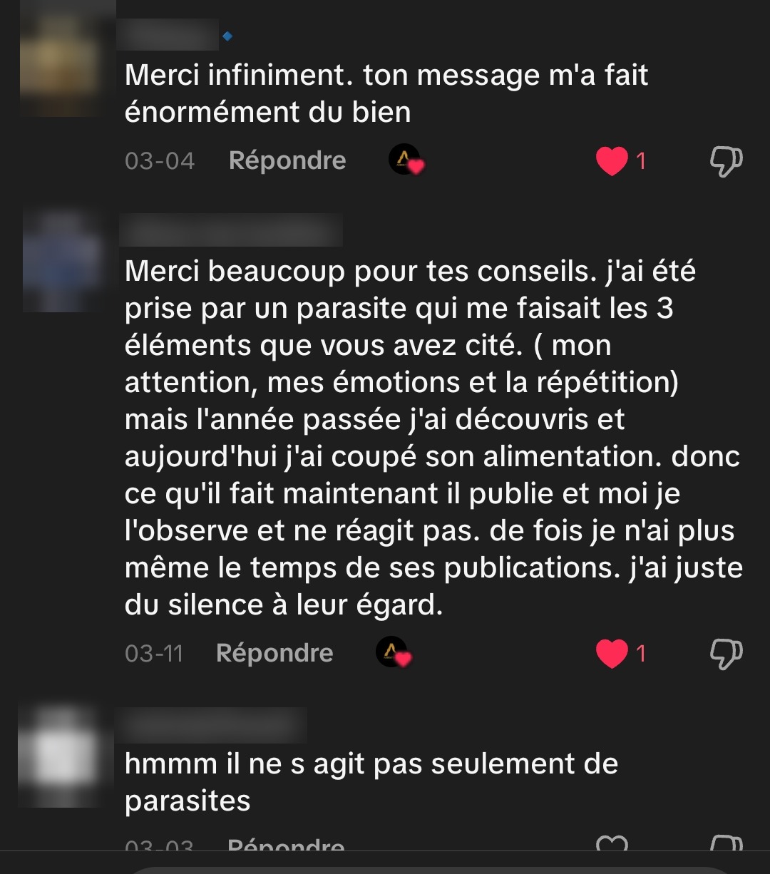 Témoignage d'un abonné