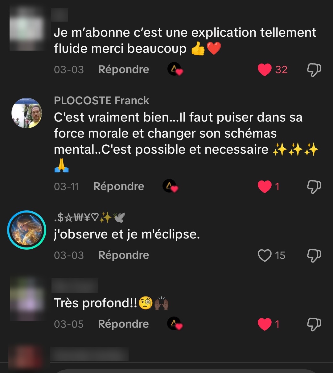 Témoignage d'un abonné