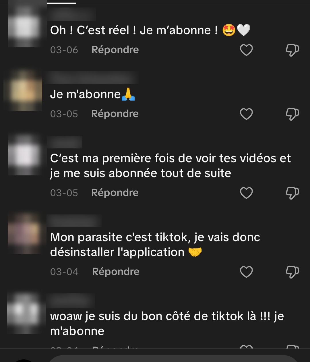 Témoignage d'un abonné