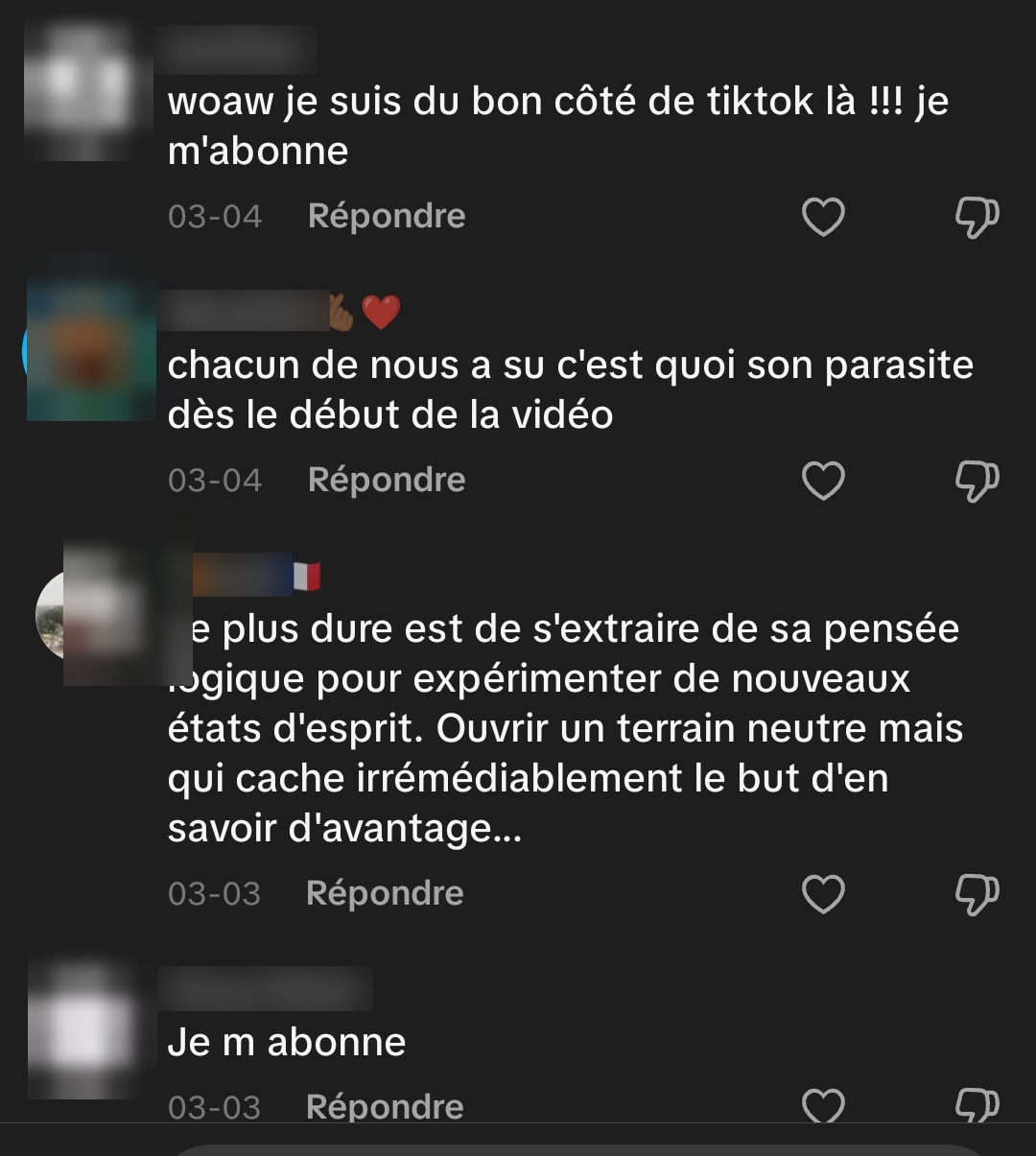 Témoignage d'un abonné