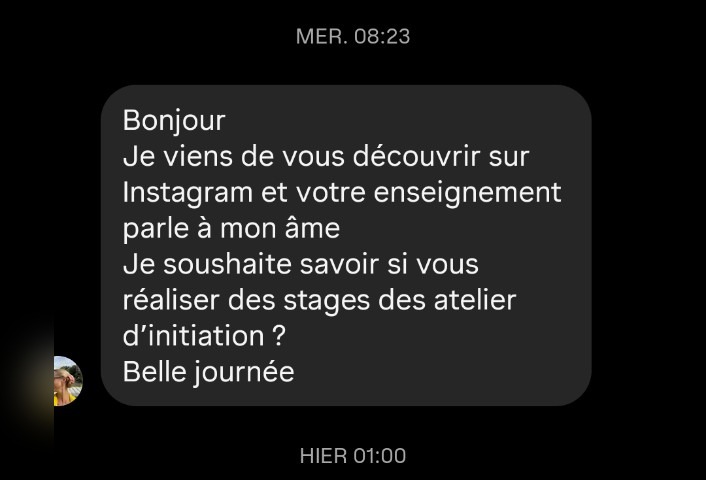 Témoignage d'un abonné