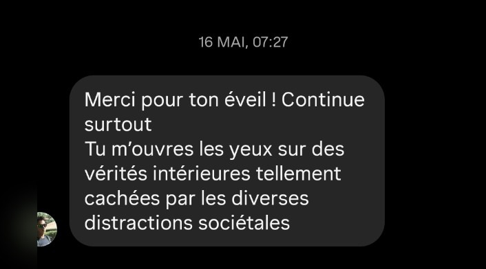 Témoignage d'un abonné