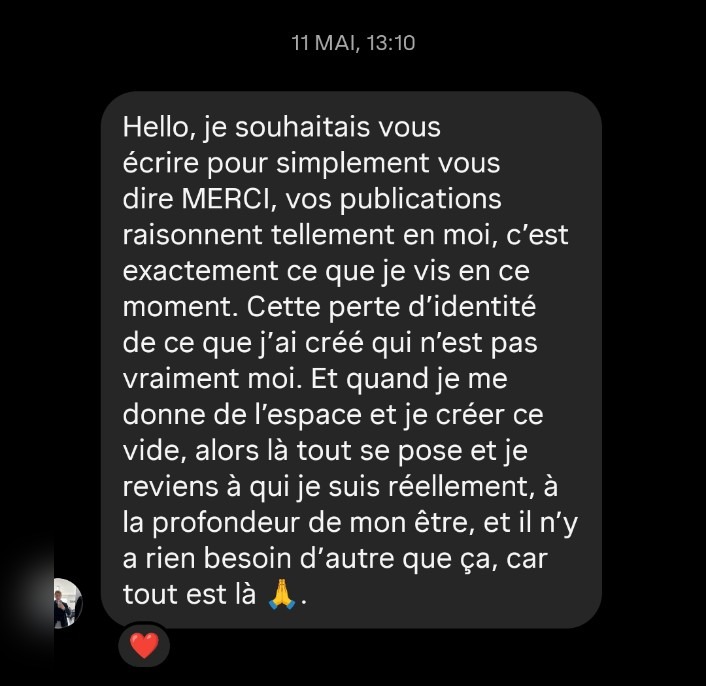 Témoignage d'un abonné